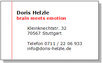 Mediatorin Stuttgart Doris Helzle Kontaktdaten